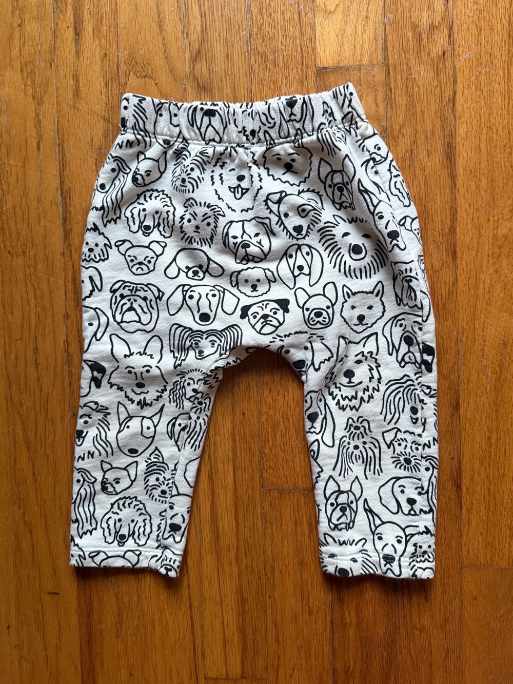Winter Water Factory Harem Pants, Dog Print EUC
